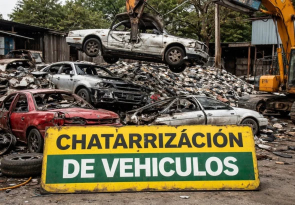 Chatarrización de vehículos en Cali