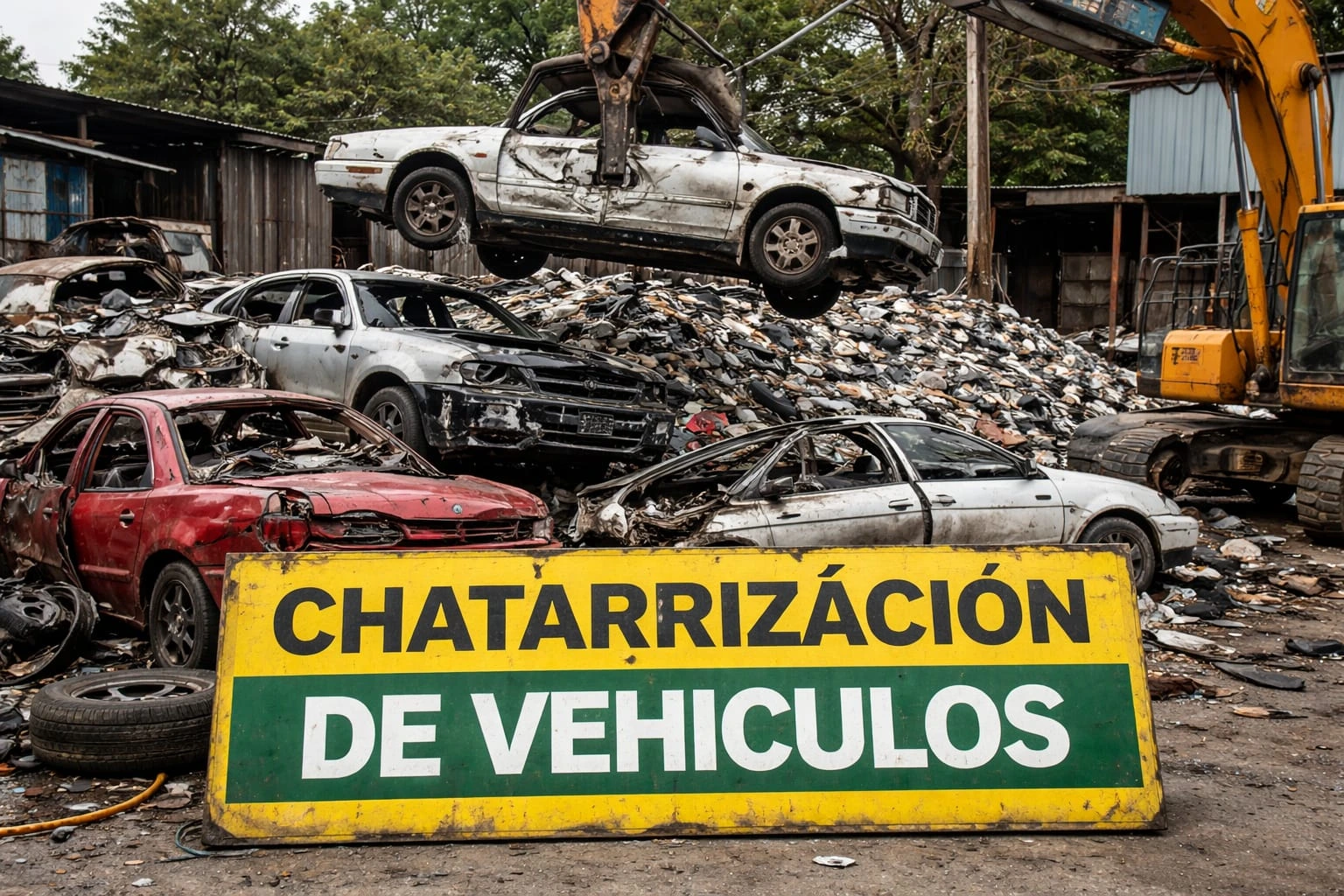 Chatarrización de vehículos en Cali